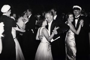 Albert Szent-Györgyi dancing with his daughter Nelli at the Nobel Banquet