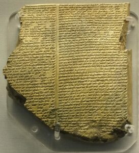 4000 éves sumér ékírásos agyagtábla (Forrás:Készítette Fæ, CC BY-SA 3.0, Link: https://commons.wikimedia.org/w/index.php?curid=10939144)